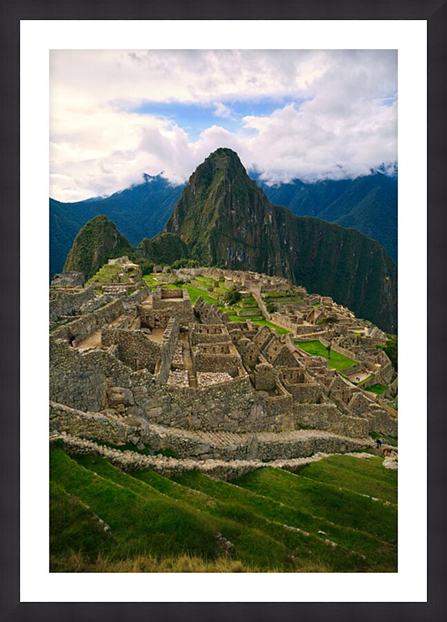 Exploring Historic Machu Picchu Picture Frame print