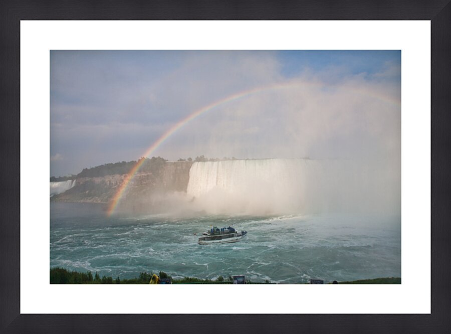 Niagara Rainbow - Ontario Overlook Picture Frame print