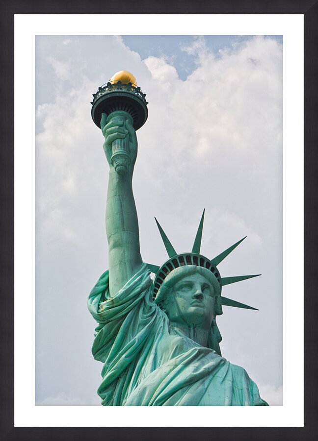 Lady Liberty Close Up Picture Frame print