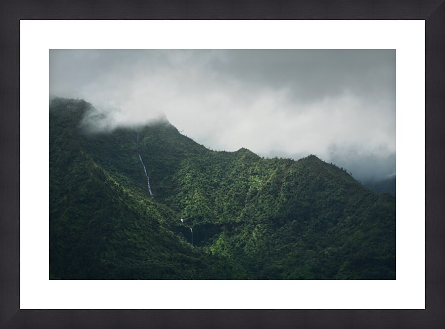 Light & Shadow Mamalahoa Falls Picture Frame print