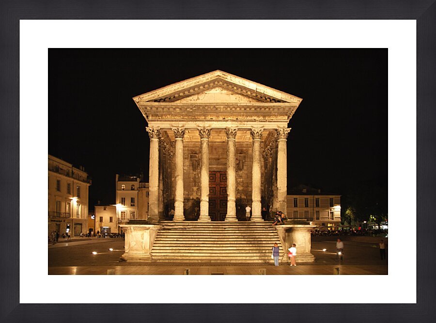 Maison Carree – Front Picture Frame print