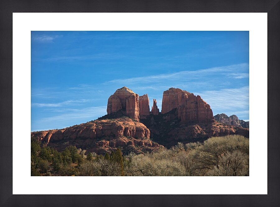 Sky Over Cathedral Rock Picture Frame print