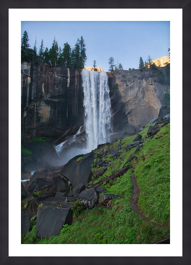Vernal Falls Lower Misty Trail Picture Frame print