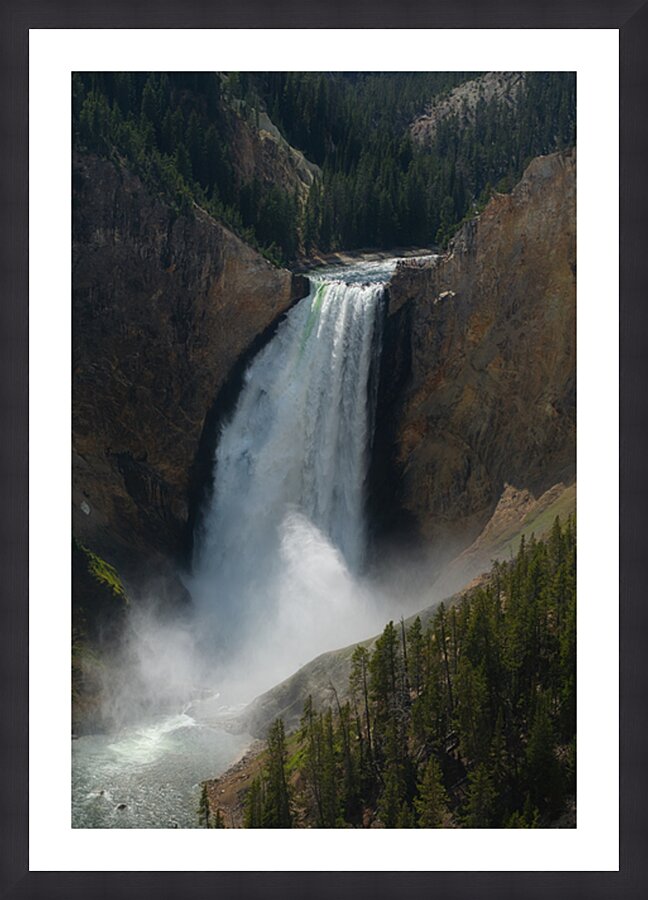 Breathtaking Yellowstone Falls Picture Frame print