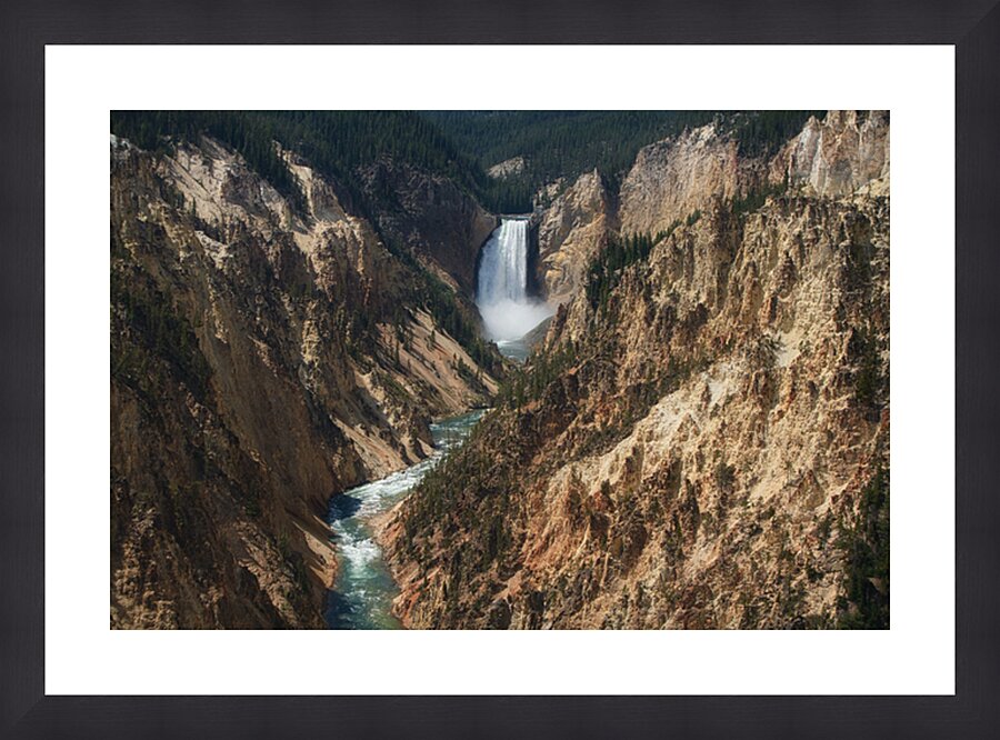 Stunning Yellowstone Falls Picture Frame print