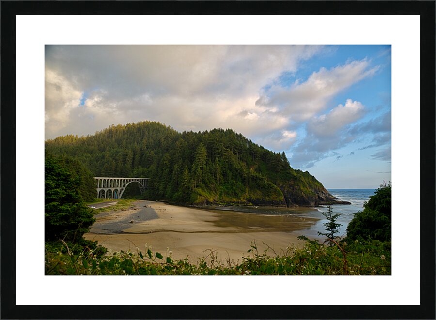 Haceta Beach Overlook Picture Frame print