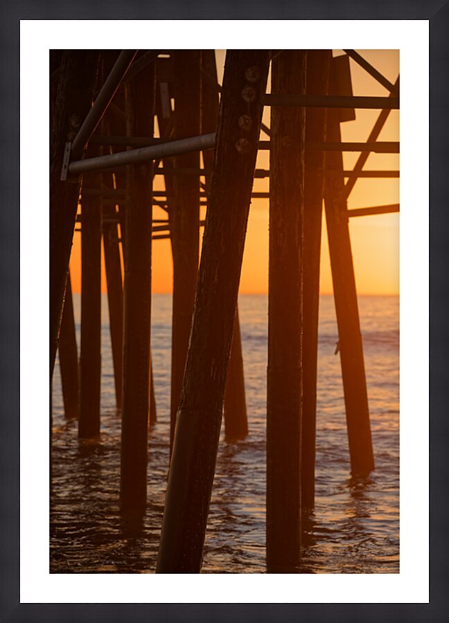 Column Glow - Oceanside CA Picture Frame print