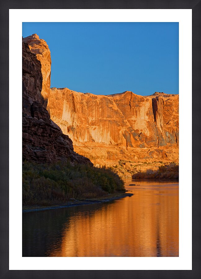 Colorado River Sunrise - Moab UT Picture Frame print