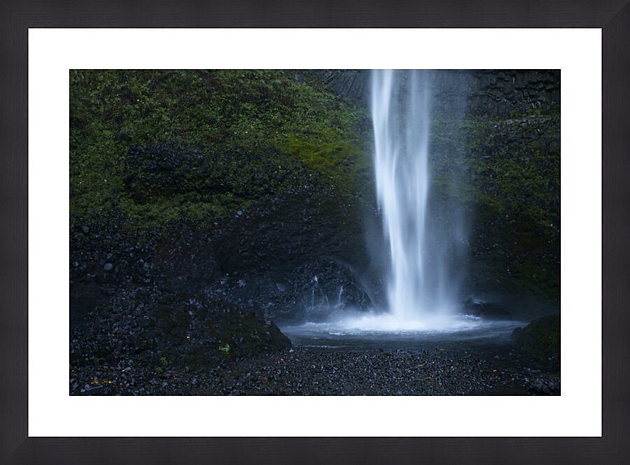 Streaming Upwards - Latourelle Falls Oregon Picture Frame print