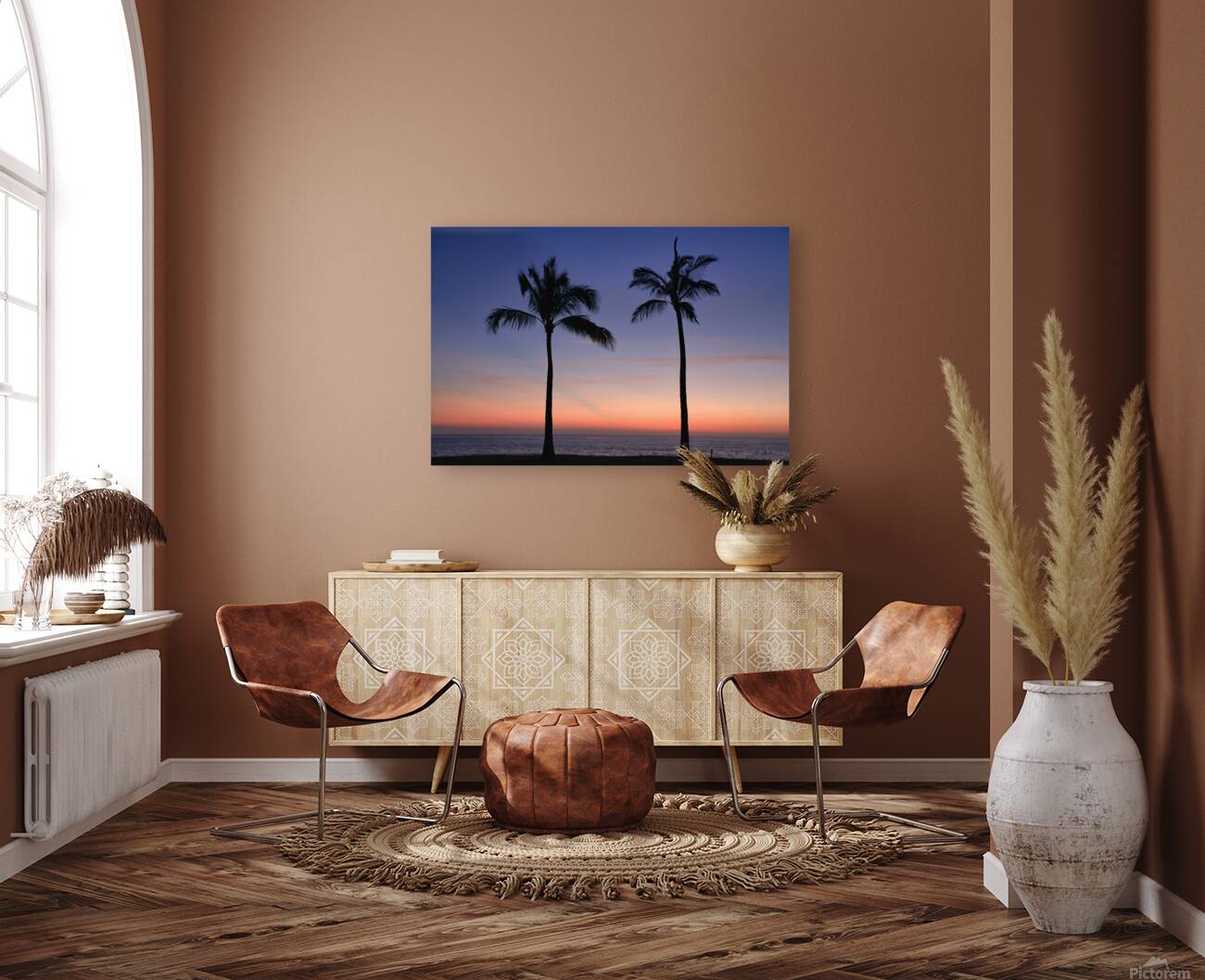 Twilight Palms Reproduction