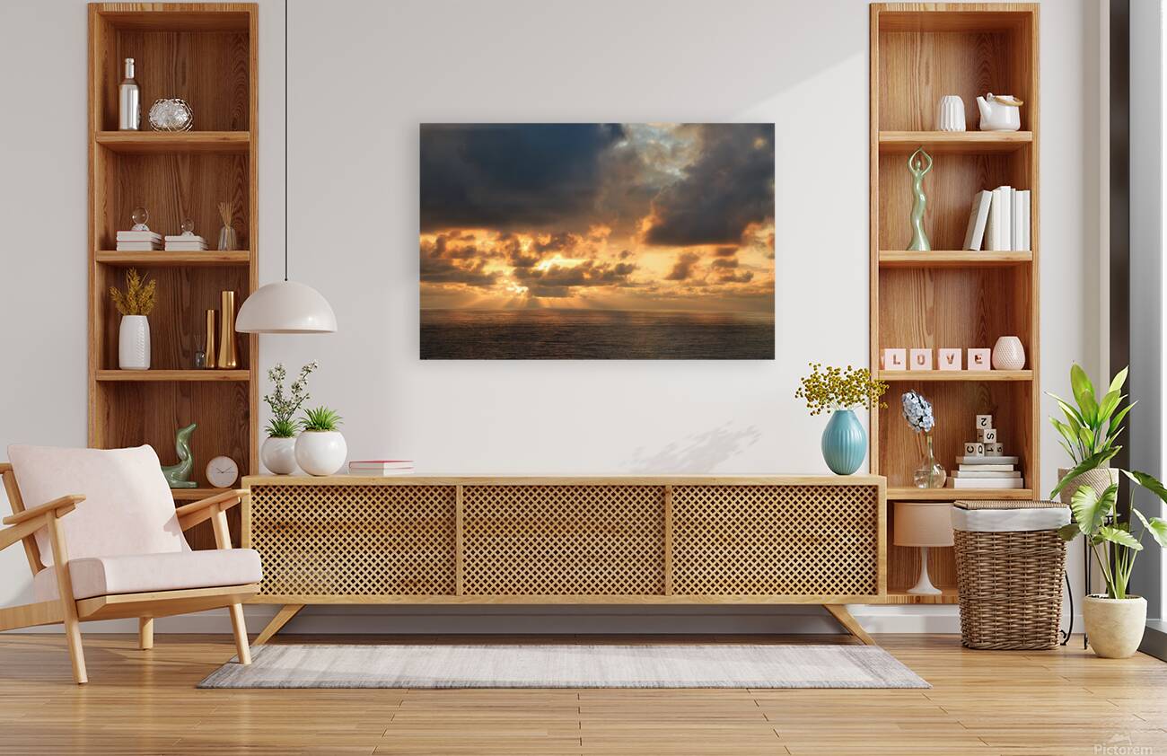 Golden Ocean Rays Reproduction