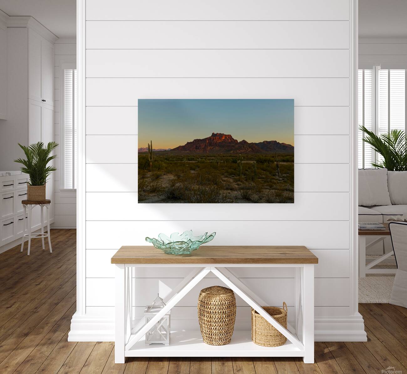 First Light Red Mountain Reproduction