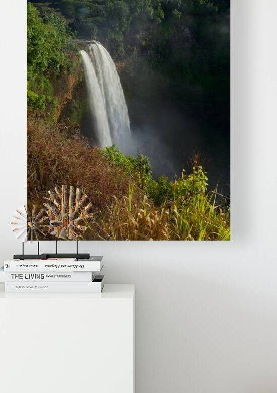 Mist Rising from Wailua Falls by Taylor Ehat Photography