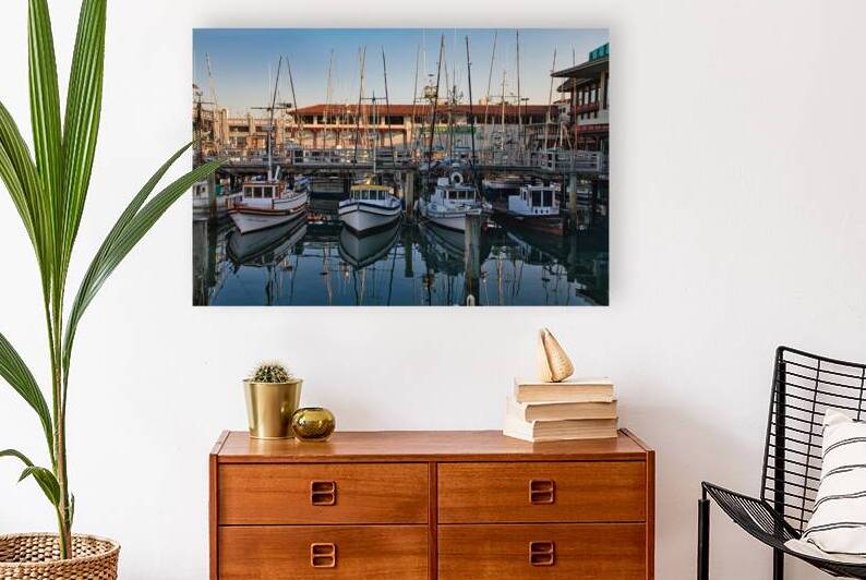 Still Morning at Fisherman’s Wharf by Taylor Ehat Photography