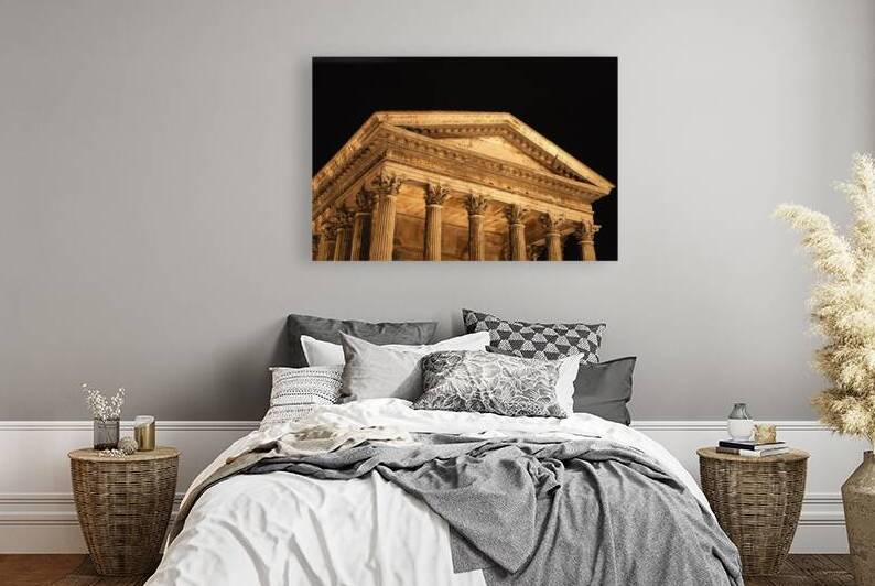 Maison Carree – Pediment Detail by Taylor Ehat Photography