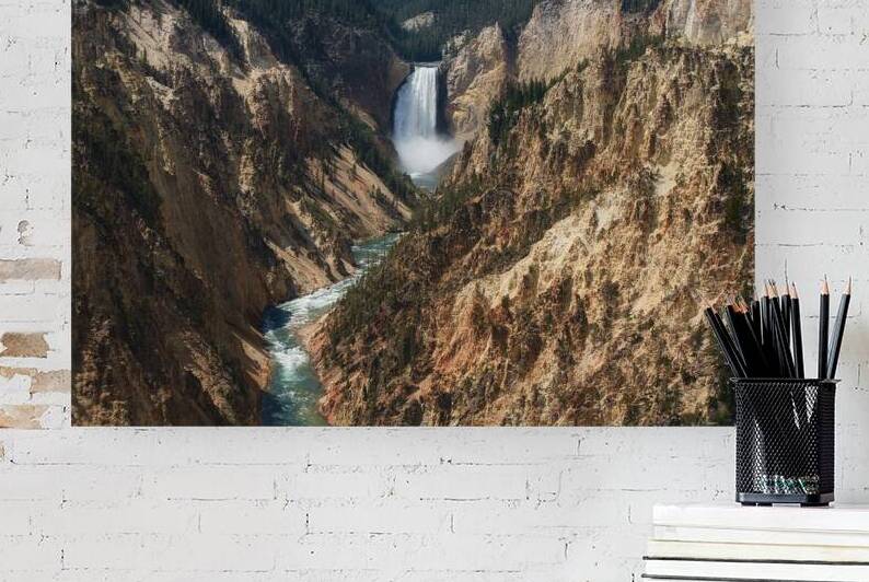 Stunning Yellowstone Falls by Taylor Ehat Photography