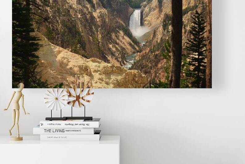 Window to Yellowstone Falls by Taylor Ehat Photography
