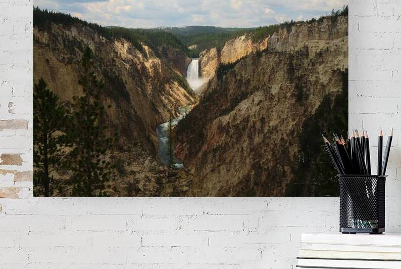 Epic Yellowstone Falls Reproduction