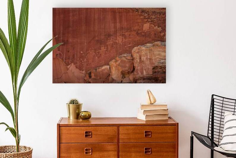 Capitol Reef Petroglyphs  by Taylor Ehat Photography