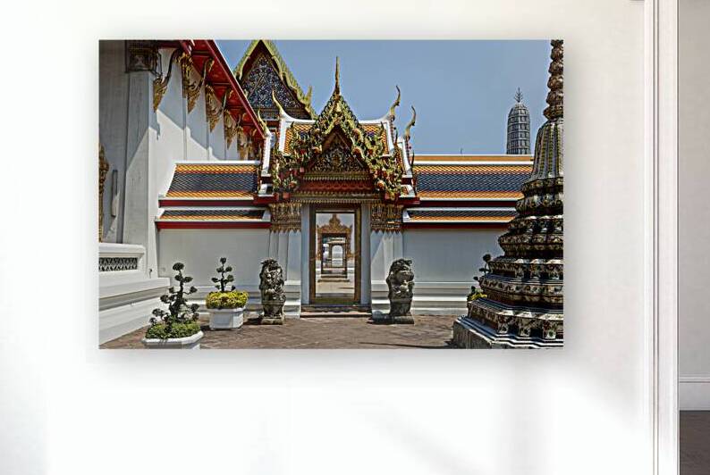 Wat Arun Temple Courtyard – Thailand by Taylor Ehat Photography