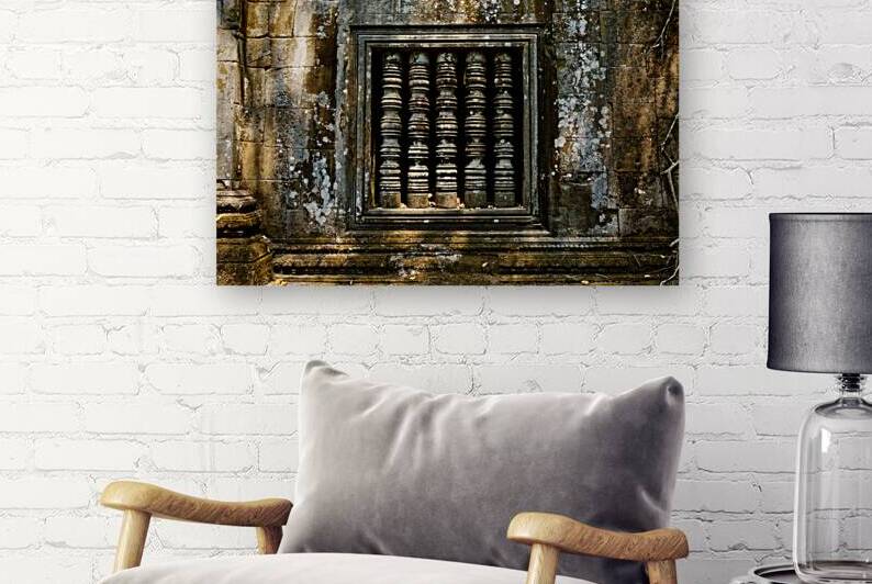 Window of Ruins – Ta Prohm Cambodia by Taylor Ehat Photography