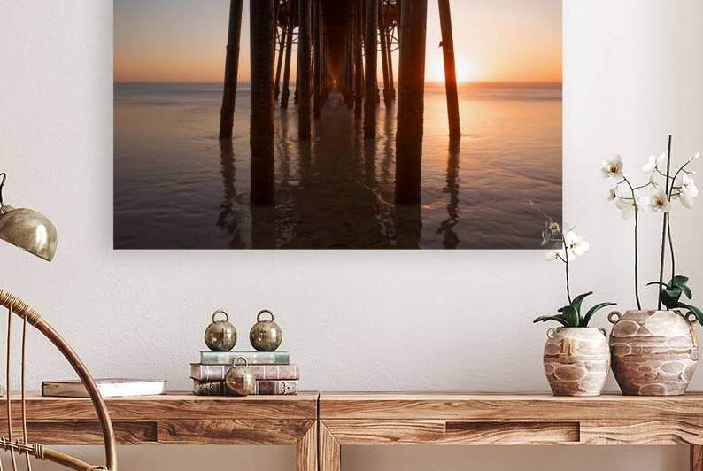 Soft Golden Sunset - Oceanside CA Reproduction