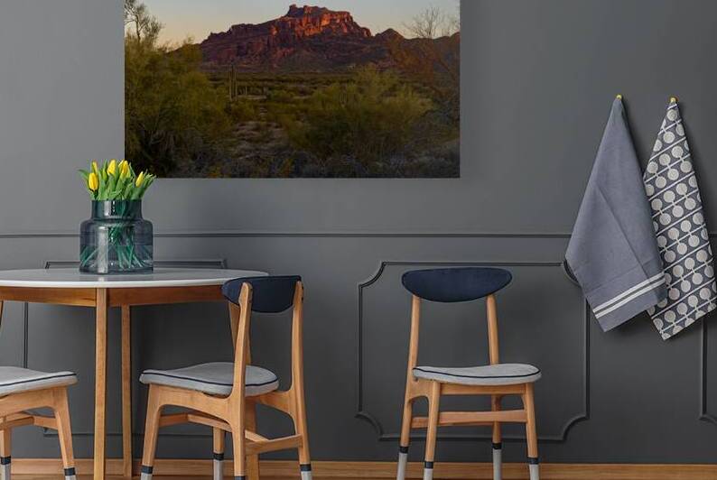 Window to Red Mountain - Arizona Desertscape by Taylor Ehat Photography