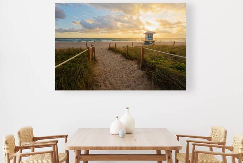 Beachwalk Sunrise - Hollywood Beach Florida by Taylor Ehat Photography