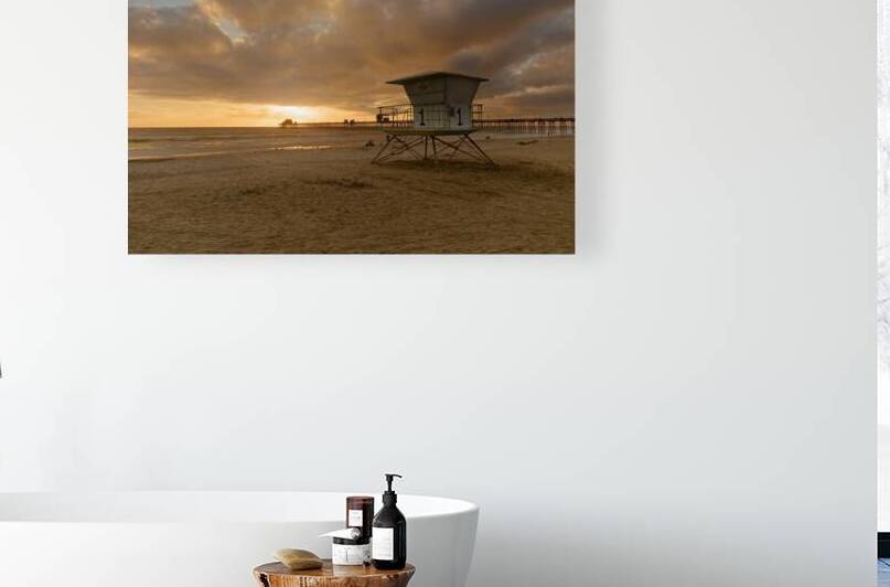 Lifeguard Tower 1 - Oceanside CA by Taylor Ehat Photography