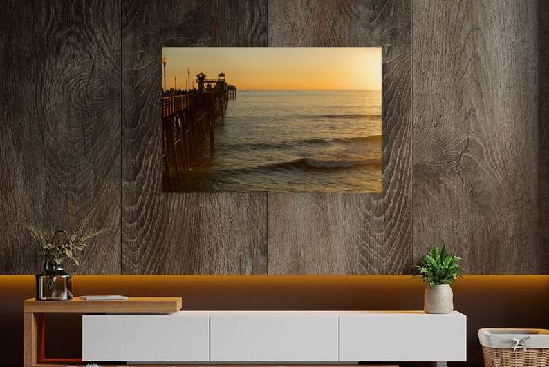 Oceanside Golden Horizons - Oceanside Pier CA by Taylor Ehat Photography
