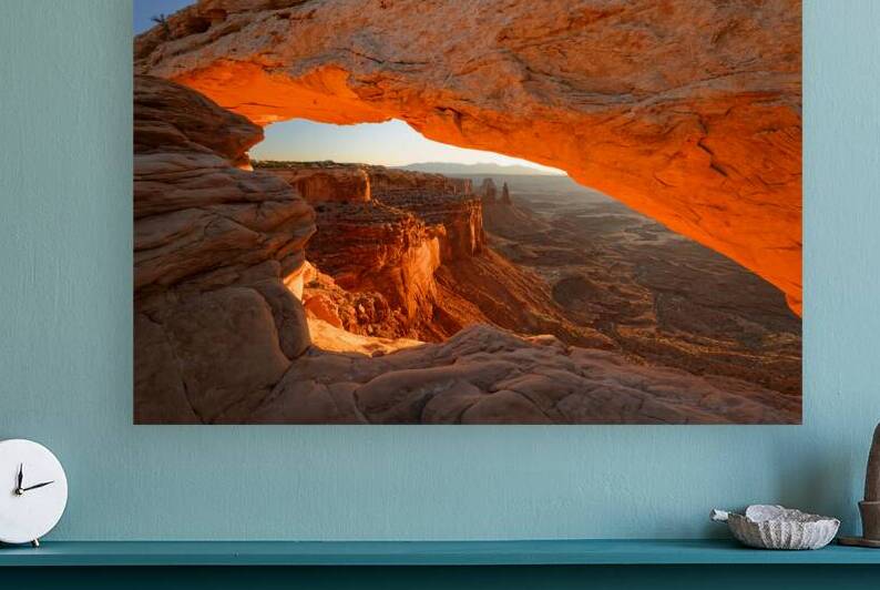 Bridge of Light -  Mesa Arch Canyonlands National Park UT by Taylor Ehat Photography