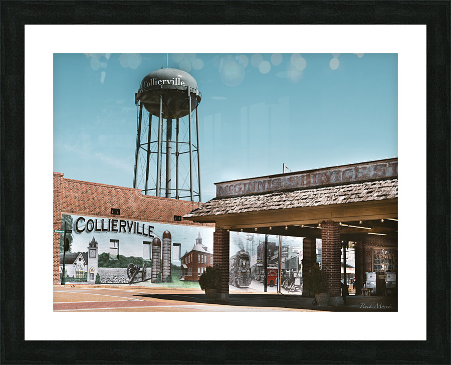 Collierville Town Square Picture Frame print