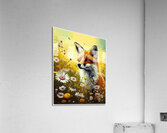 Flower Fox Paint by Numbers Kit for Adults Flowers Acrylic Print