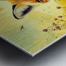 Flower Fox Paint by Numbers Kit for Adults Flowers Metal print