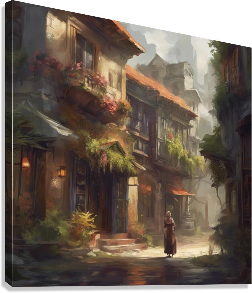 Beautiful street Canvas Print