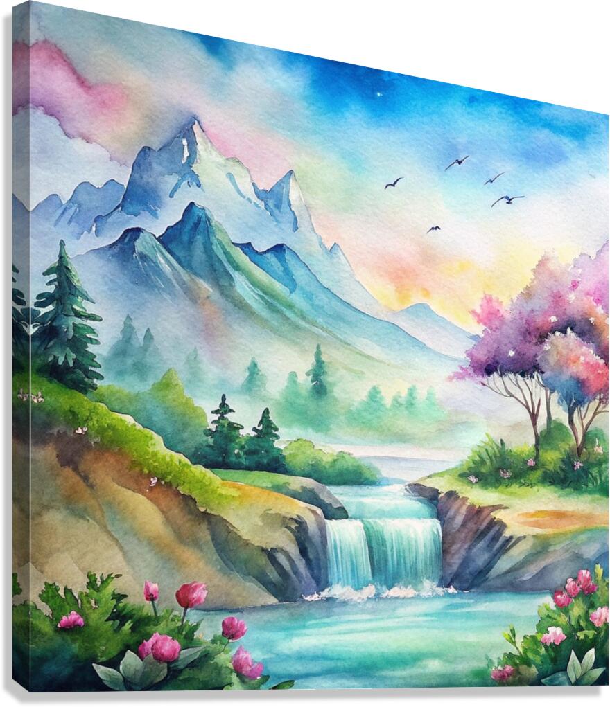 beautiful scenery Canvas Print