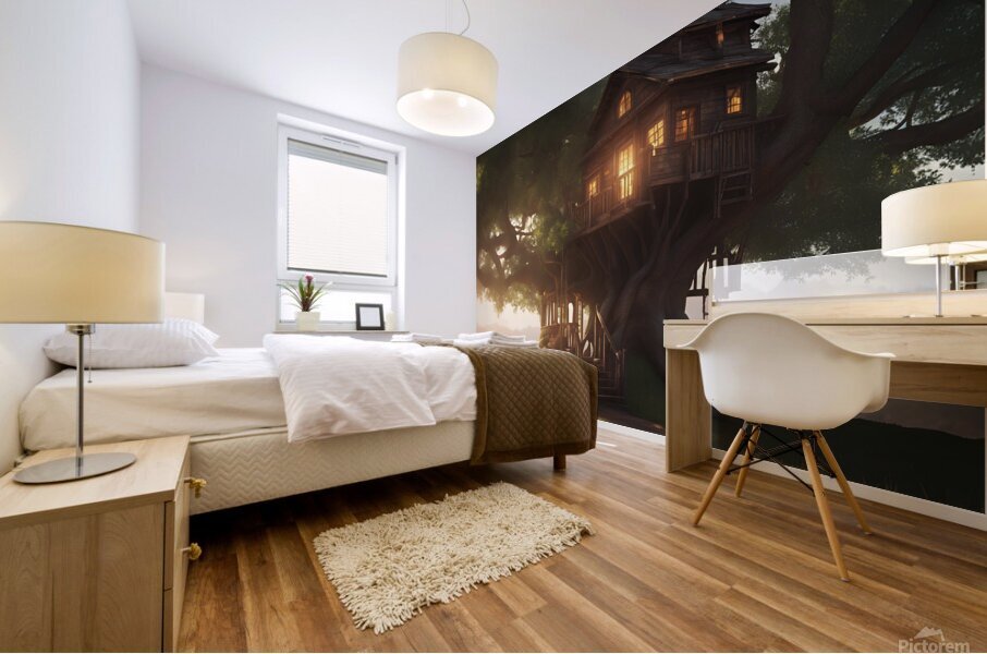 Mountain Island Mural print