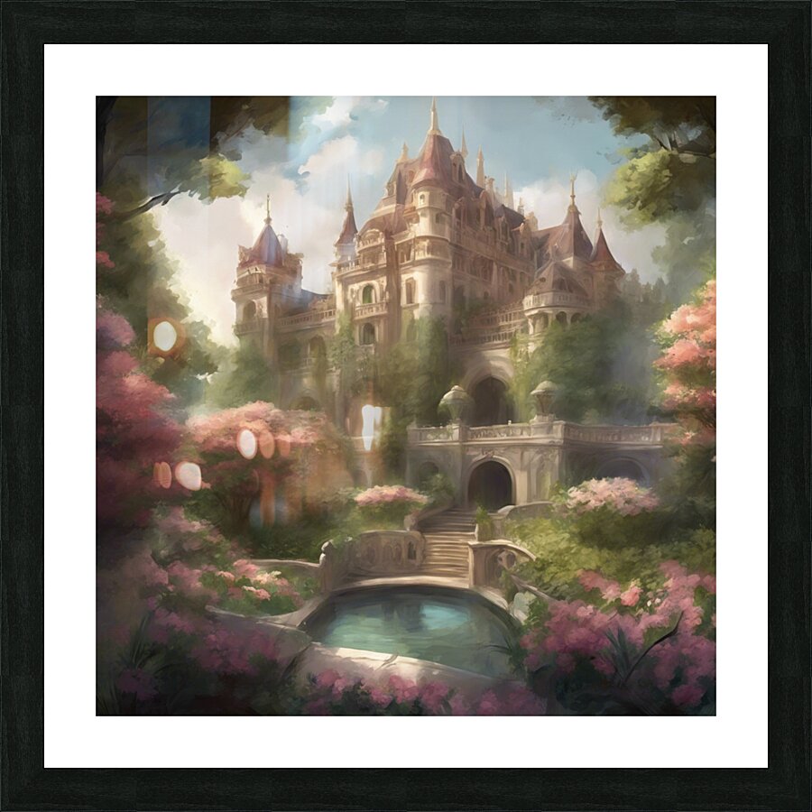 Palace garden Picture Frame print