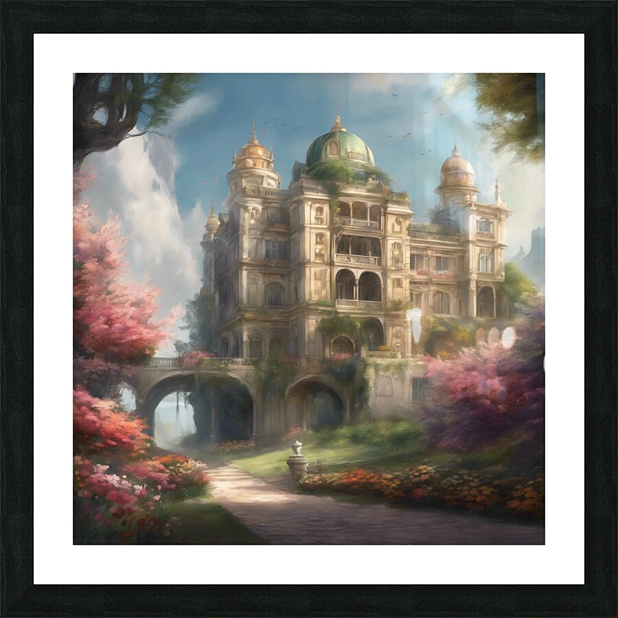 Palace tower Picture Frame print