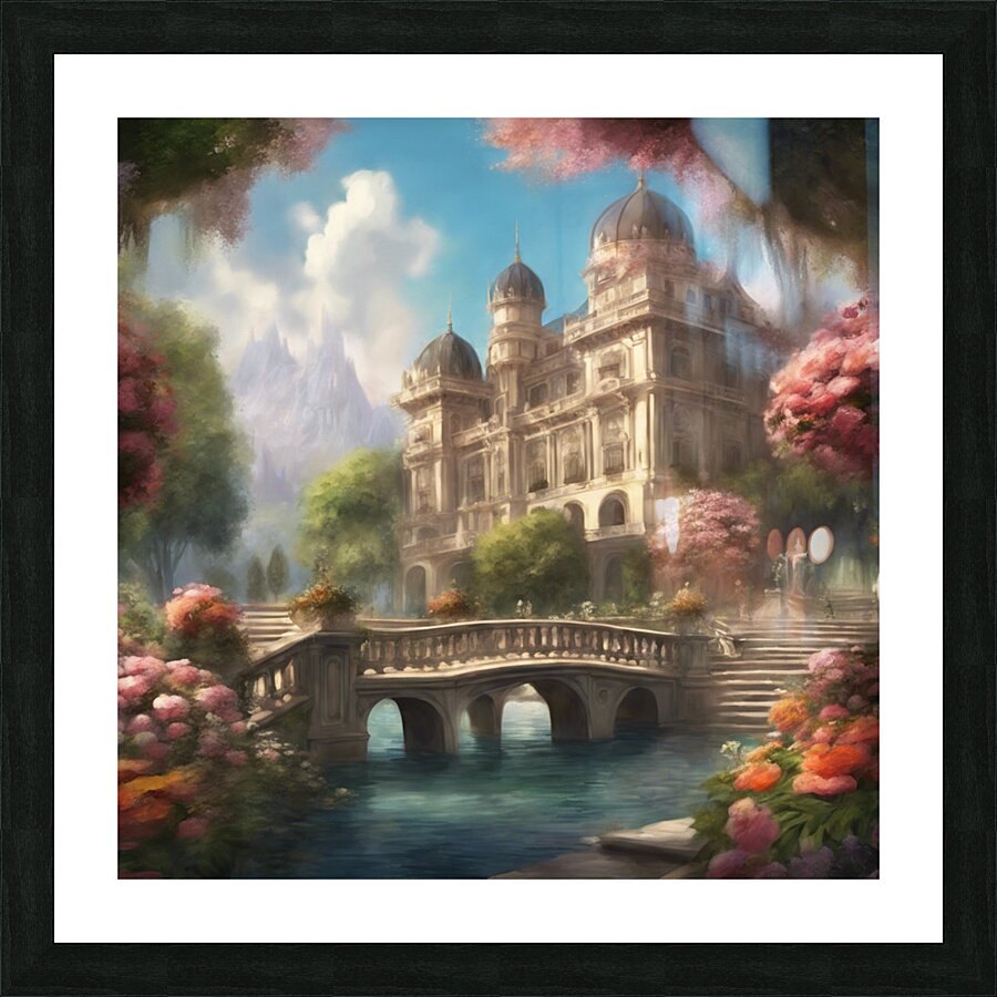 Nature Palace Picture Frame print