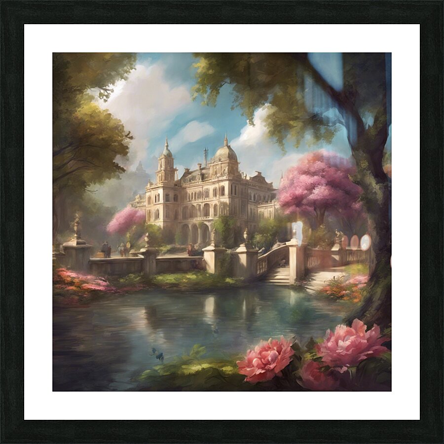 Palace of happiness Picture Frame print