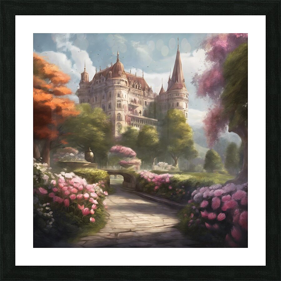 Nature Palace Picture Frame print