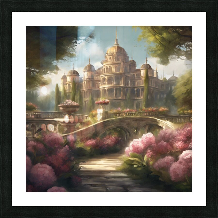 Princess Palace Picture Frame print