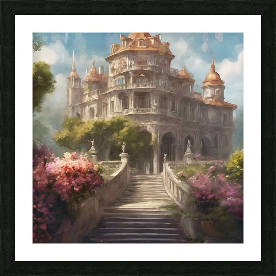 Alhak Palace Picture Frame print