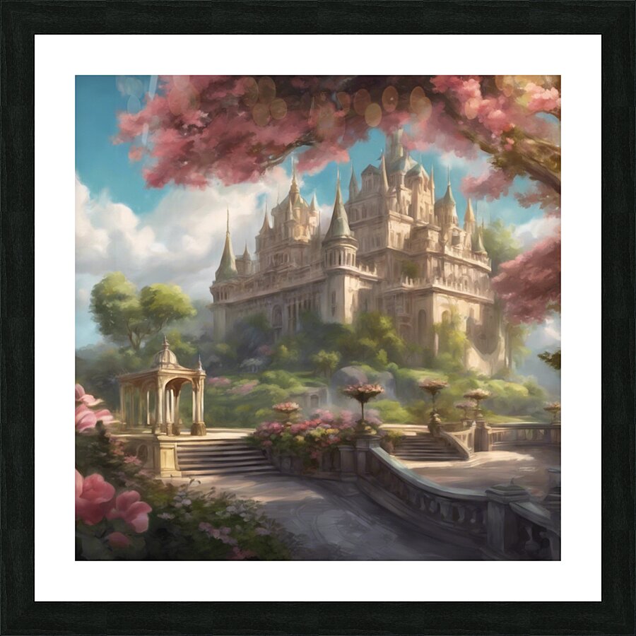 Princess Palace Picture Frame print