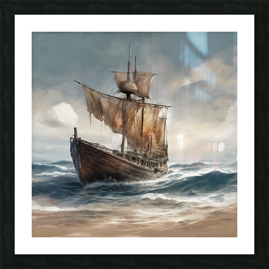 Passenger ship Picture Frame print