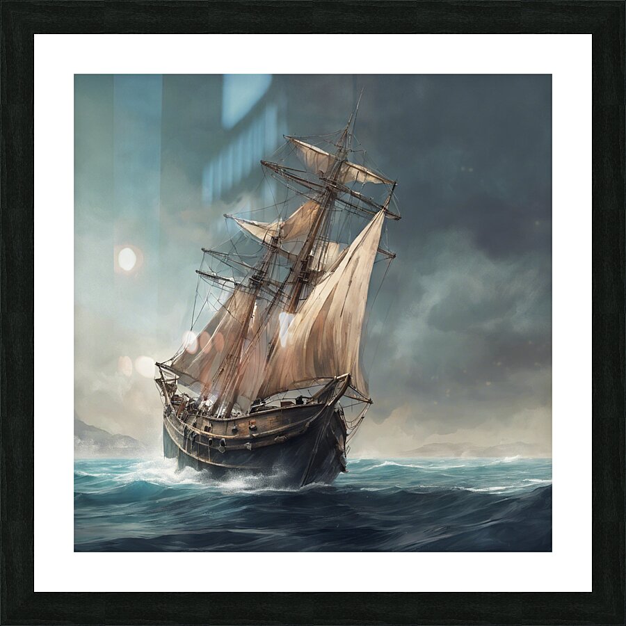 sea ​​waves Picture Frame print
