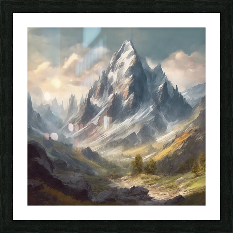 Atlas mountains Picture Frame print