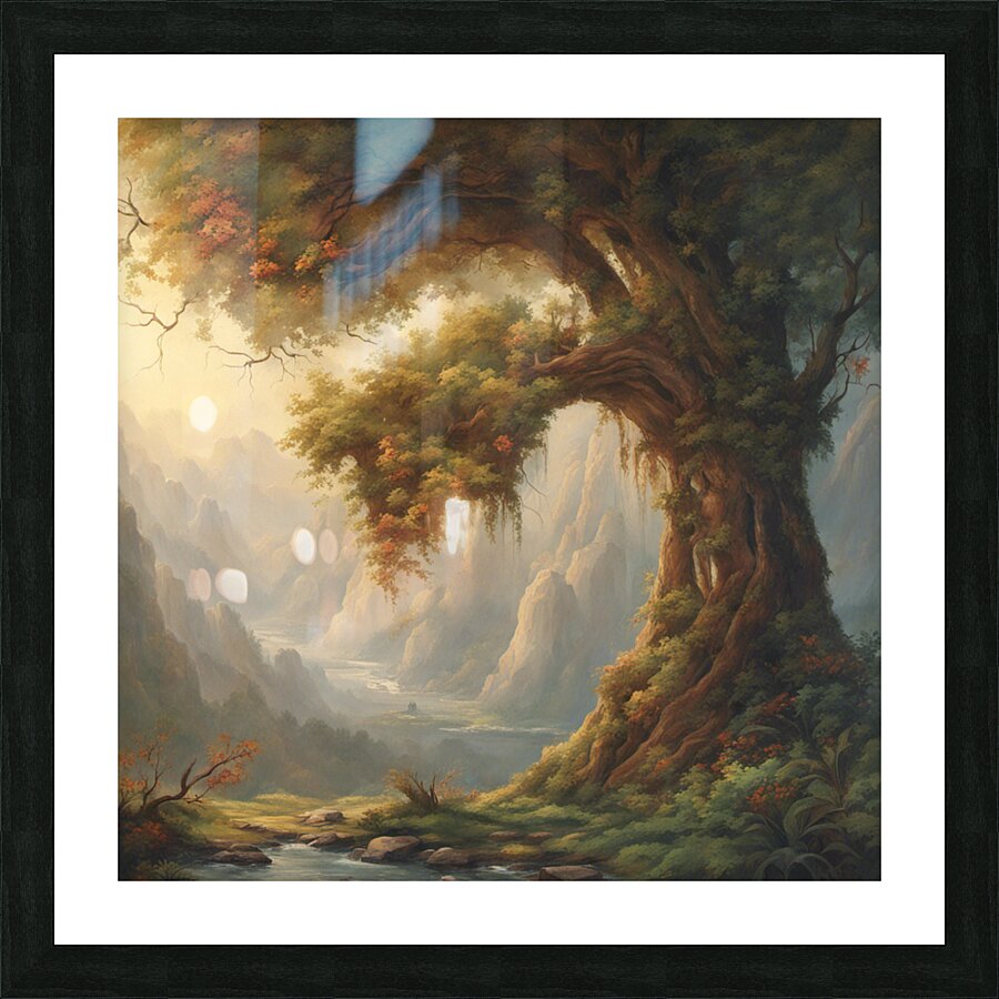 Miracle tree Picture Frame print