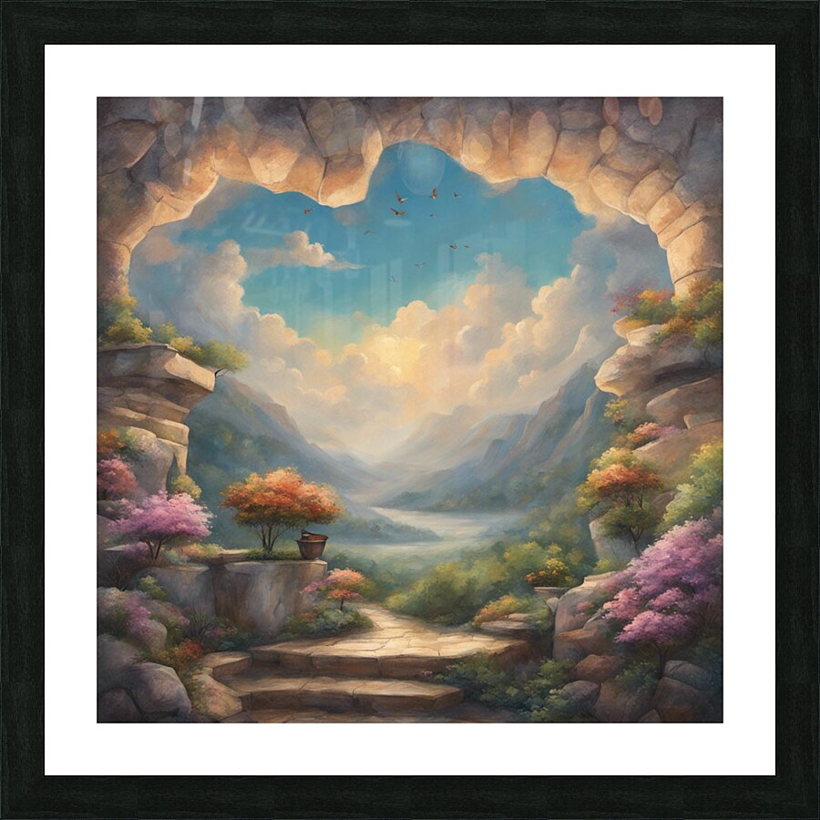 clear sky Picture Frame print